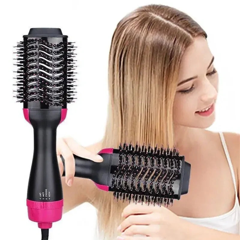 Multifunctional Hair Dryer Brush – 4-in-1 Hot Air Styler for Drying, Straightening, Curling & Volumizing Hair