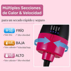 Multifunctional Hair Dryer Brush – 4-in-1 Hot Air Styler for Drying, Straightening, Curling & Volumizing Hair