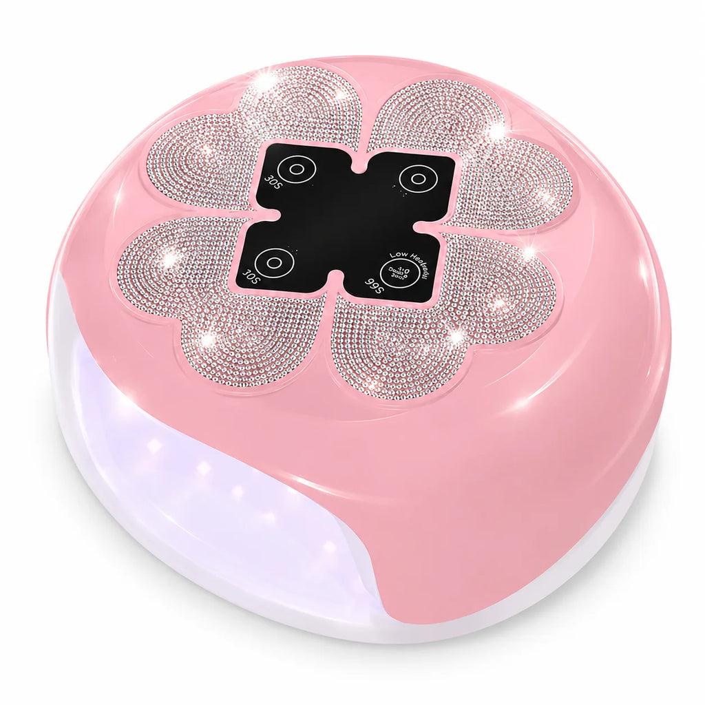 288W UV LED Nail Lamp with Smart Sensor – Professional Gel Nail Dryer, 45 LED Beads, 4 Timer Settings & UV Protection Gloves