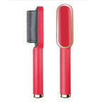 Electric Hot Hair Straightening Comb – Ionic Anti-Scald Hair Straightener Brush for Fast Smoothing & Styling at Home