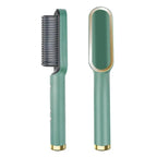 Electric Hot Hair Straightening Comb – Ionic Anti-Scald Hair Straightener Brush for Fast Smoothing & Styling at Home