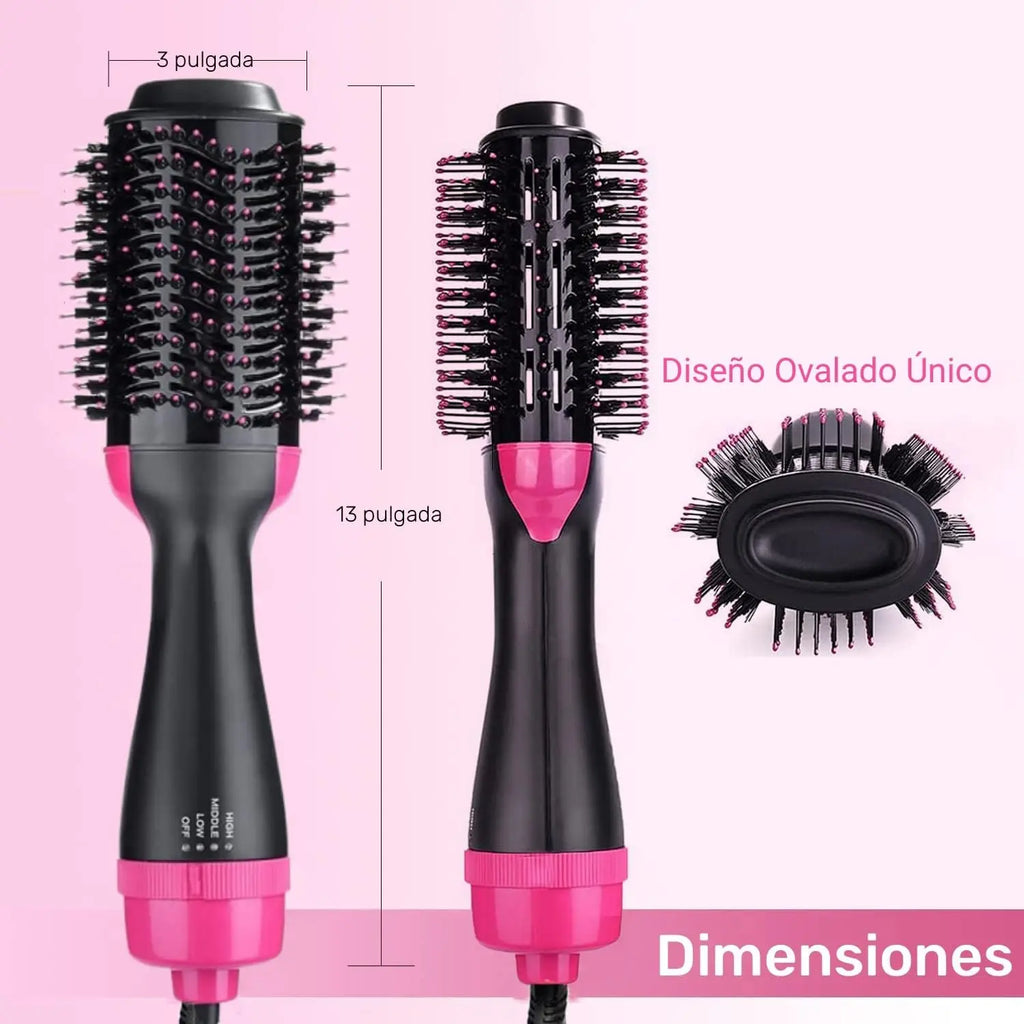 Multifunctional Hair Dryer Brush – 4-in-1 Hot Air Styler for Drying, Straightening, Curling & Volumizing Hair