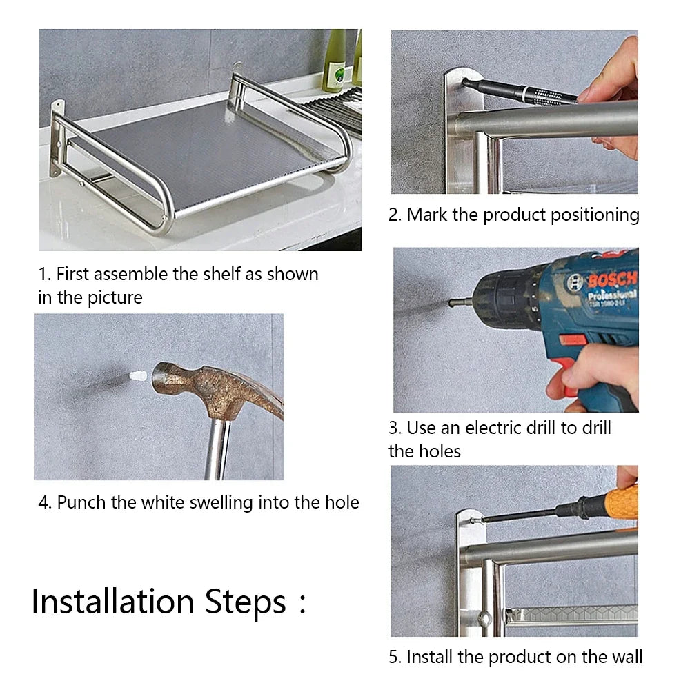 WallChef™ Microwave Shelf