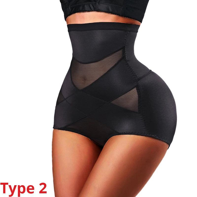 High Waist Trainer Body Shaper Panties for Women – Tummy Control Slimming Shapewear Girdle Underwear
