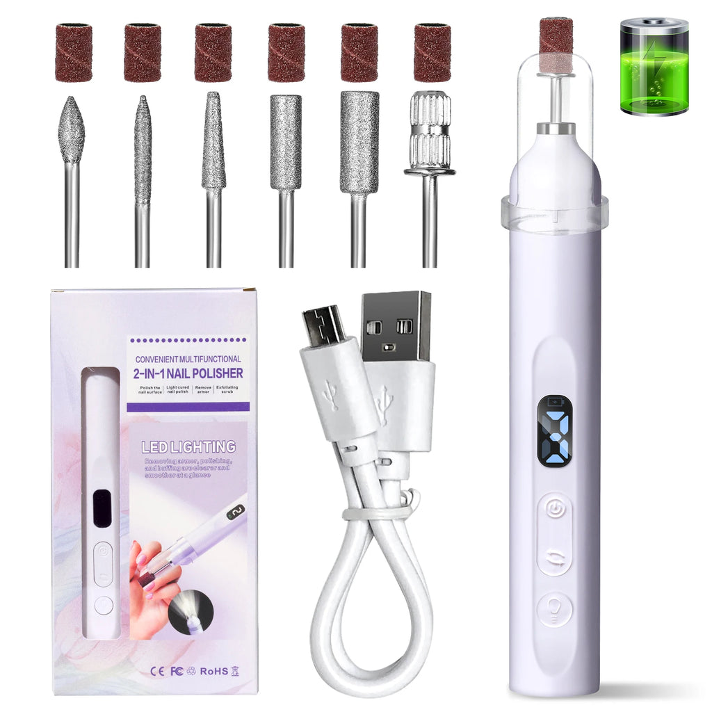 Nail Pro 2-in-1™ Electric Drill and UV Lamp – Portable Gel & Acrylic Nail Care Tool