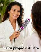 Iruibo 5-in-1 Hair Curler & Hot Air Styler Set – Professional Curling, Straightening & Hair Styling Tool