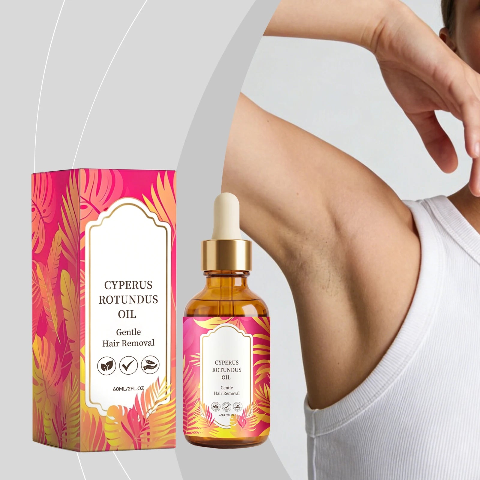 Cyperus Rotundus Oil – Hair Growth Inhibitor & Deep Moisturizing Care