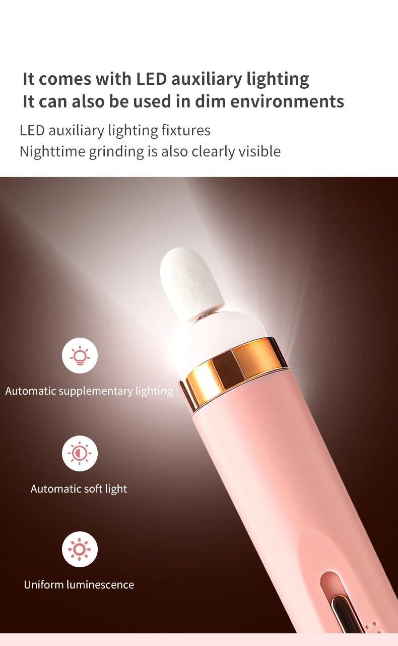 5-in-1 Portable Electric Manicure Set – USB Rechargeable Nail Drill, Polisher & Exfoliation Tool for Professional Nail Carer Nail Salon