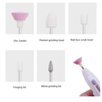 MINI Electric Nail Drill Kit – Portable Nail Polisher & File Pen for Manicure, Pedicure, Grinding and Nail Art
