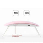 Portable 6W UV LED Sun Mini Nail Dryer Lamp – Compact Gel Nail Curing Light for Home & Travel Use