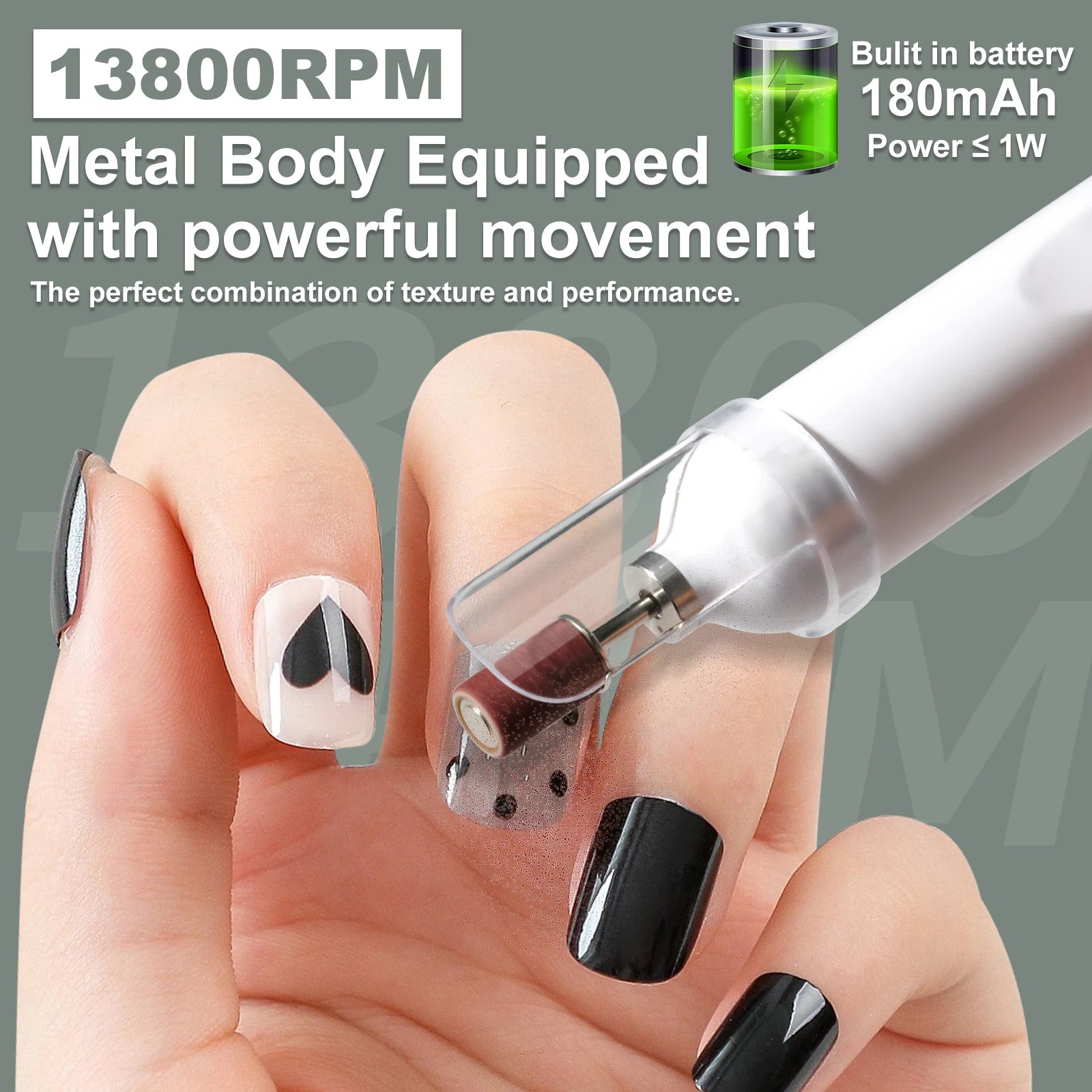Nail Pro 2-in-1™ Electric Drill and UV Lamp – Portable Gel & Acrylic Nail Care Tool