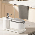 SinkPro™ 4-in-1 Kitchen Sink Organizer | Dish Soap Dispenser, Sponge Holder & Storage Rack