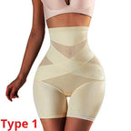 High Waist Trainer Body Shaper Panties for Women – Tummy Control Slimming Shapewear Girdle Underwear