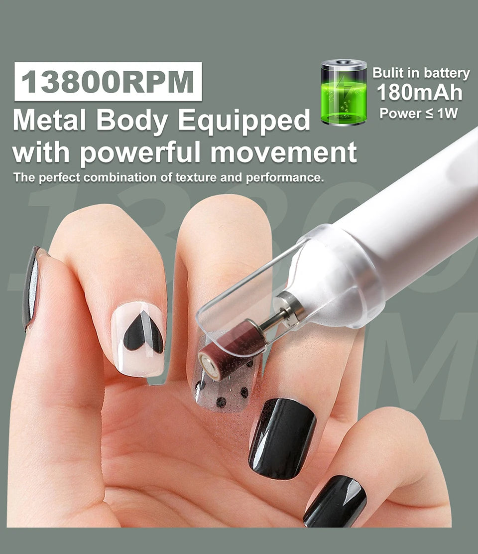 Nail Pro 2-in-1™ Electric Drill and UV Lamp – Portable Gel & Acrylic Nail Care Tool