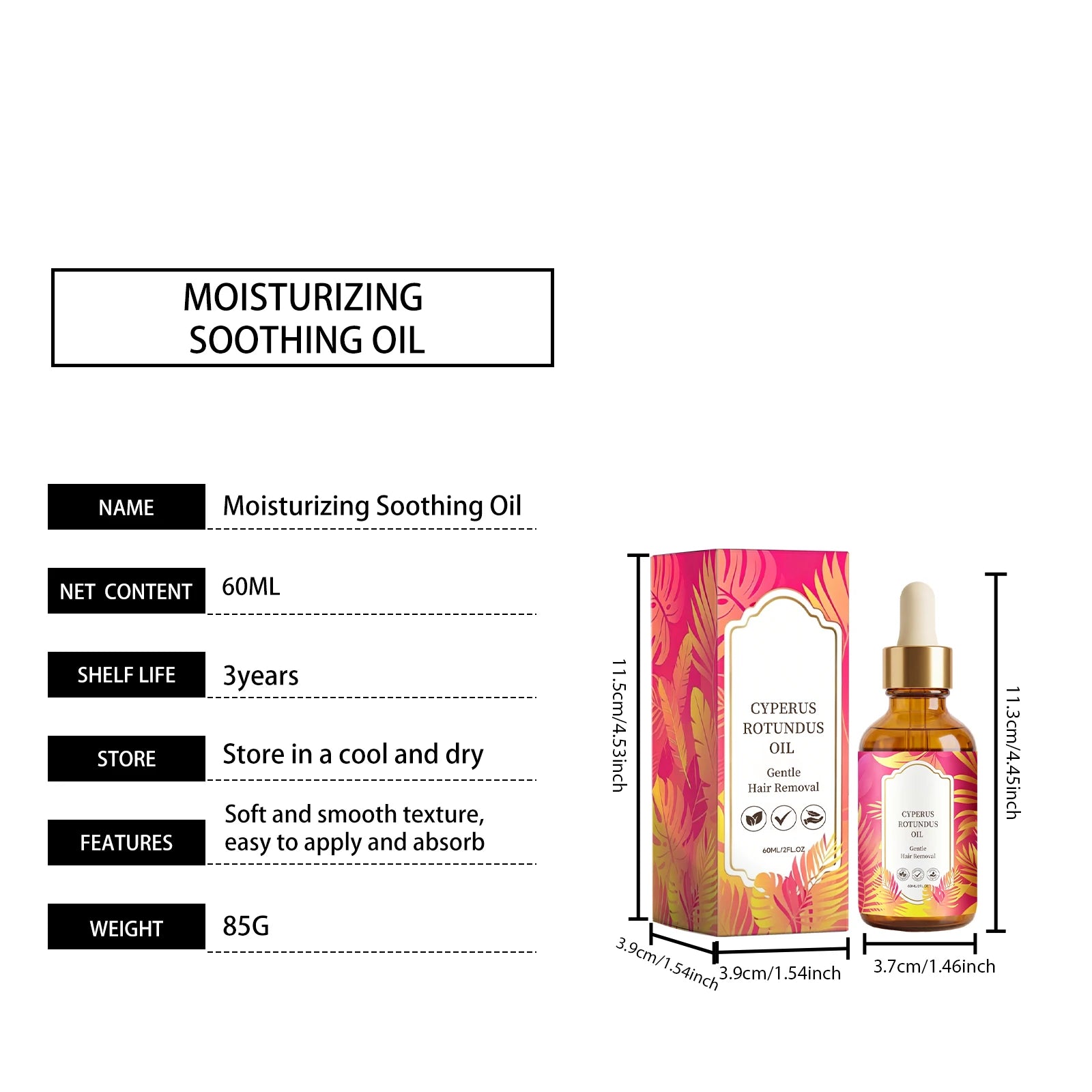 Cyperus Rotundus Oil – Hair Growth Inhibitor & Deep Moisturizing Care
