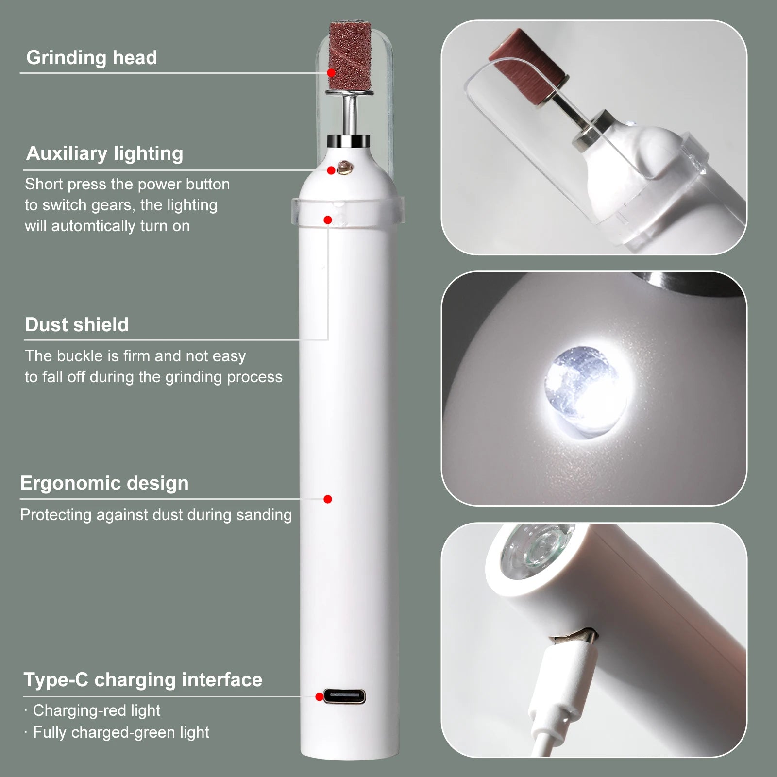 Nail Pro 2-in-1™ Electric Drill and UV Lamp – Portable Gel & Acrylic Nail Care Tool