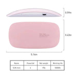 Portable 6W UV LED Sun Mini Nail Dryer Lamp – Compact Gel Nail Curing Light for Home & Travel Use