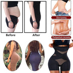 High Waist Trainer Body Shaper Panties for Women – Tummy Control Slimming Shapewear Girdle Underwear