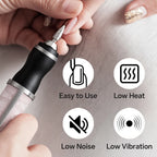Professional Electric Nail Drill Kit with LED Display – 12 Drill Bits for Acrylic, Gel, Manicure & Pedicure Nail Polishing