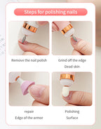 5-in-1 Portable Electric Manicure Set – USB Rechargeable Nail Drill, Polisher & Exfoliation Tool for Professional Nail Carer Nail Salon