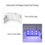 Portable 6W UV LED Sun Mini Nail Dryer Lamp – Compact Gel Nail Curing Light for Home & Travel Use
