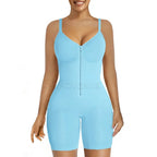 SHAPERX Shapewear for Women Tummy Control Bodysuits Zip-Up Comfort Ultra Stretch Fabric Customizable Fit Breathable Mesh Design Comfortable Fit
