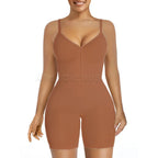 SHAPERX Shapewear for Women Tummy Control Bodysuits Zip-Up Comfort Ultra Stretch Fabric Customizable Fit Breathable Mesh Design Comfortable Fit