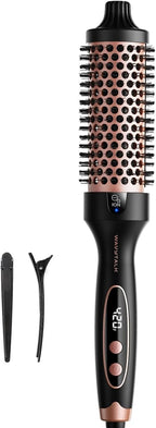 Wavytalk Pro Blowout Brush Bundle – 1.5" Ionic Thermal Brush with 5 Heat Settings & Dual Voltage